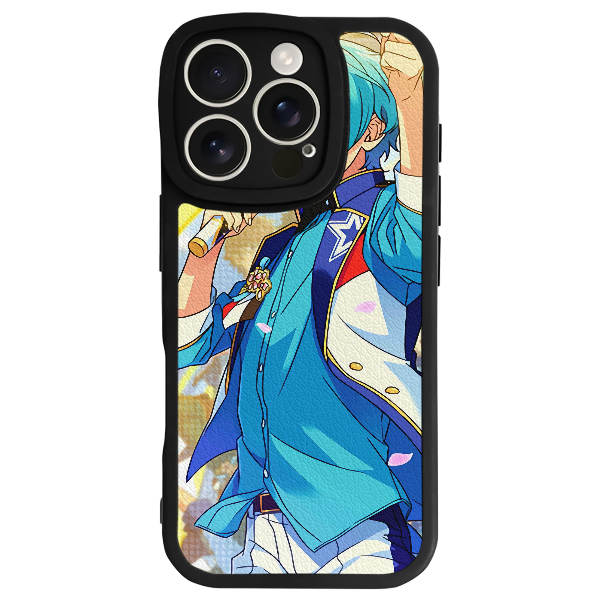 （画像用） あんさんぶるスターズ! Ensemble Stars 【iPhone 16シリーズ対応】シリコンスマホケース（レザー調） 材質：シリコン